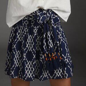 Rimbaud Tie-Waist Mini Skirt